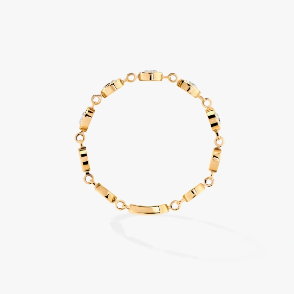 Messika D-Vibes Ring in 18K Yellow Gold, Small Model | Fine Rings | Coveti