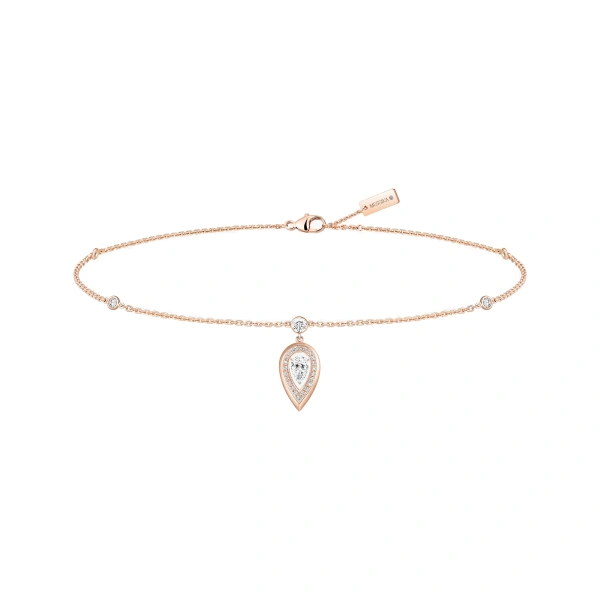 Fiery Anklet in 18K Pink Gold