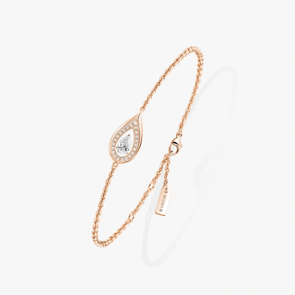 Messika Fiery Bracelet in 18K Pink Gold | Fine Bracelets | Coveti