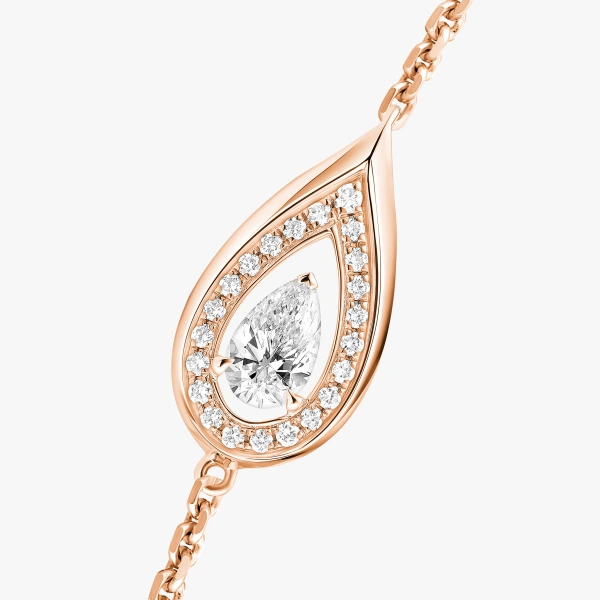Messika Fiery Bracelet in 18K Pink Gold | Fine Bracelets | Coveti