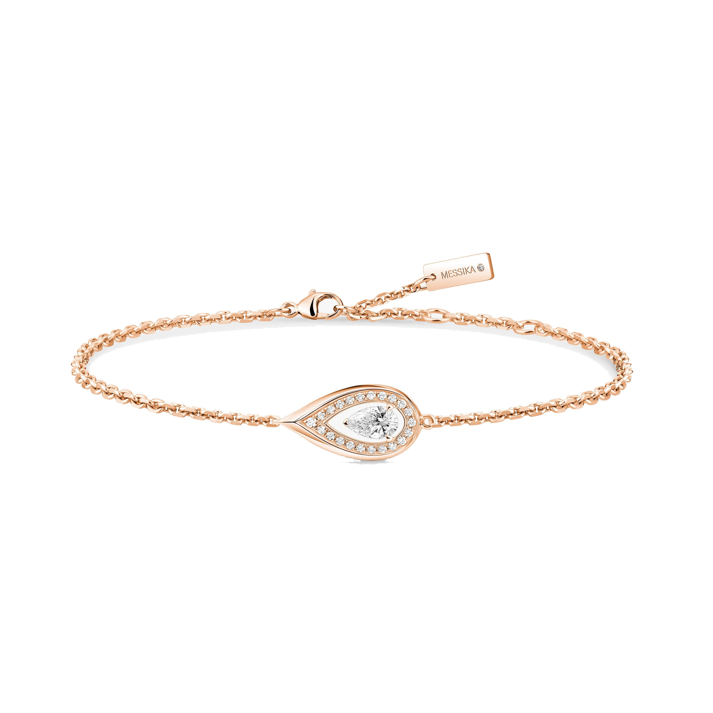 Messika Fiery Bracelet in 18K Pink Gold Messika Fiery Bracelet in 18K Pink Gold | Fine Bracelets | Coveti