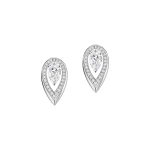 Messika Fiery Earrings in 18K White Gold, Large Model | Fine Earrings | Coveti