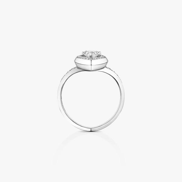 Messika Fiery Ring in 18K White Gold, Large Model | Fine Rings | Coveti