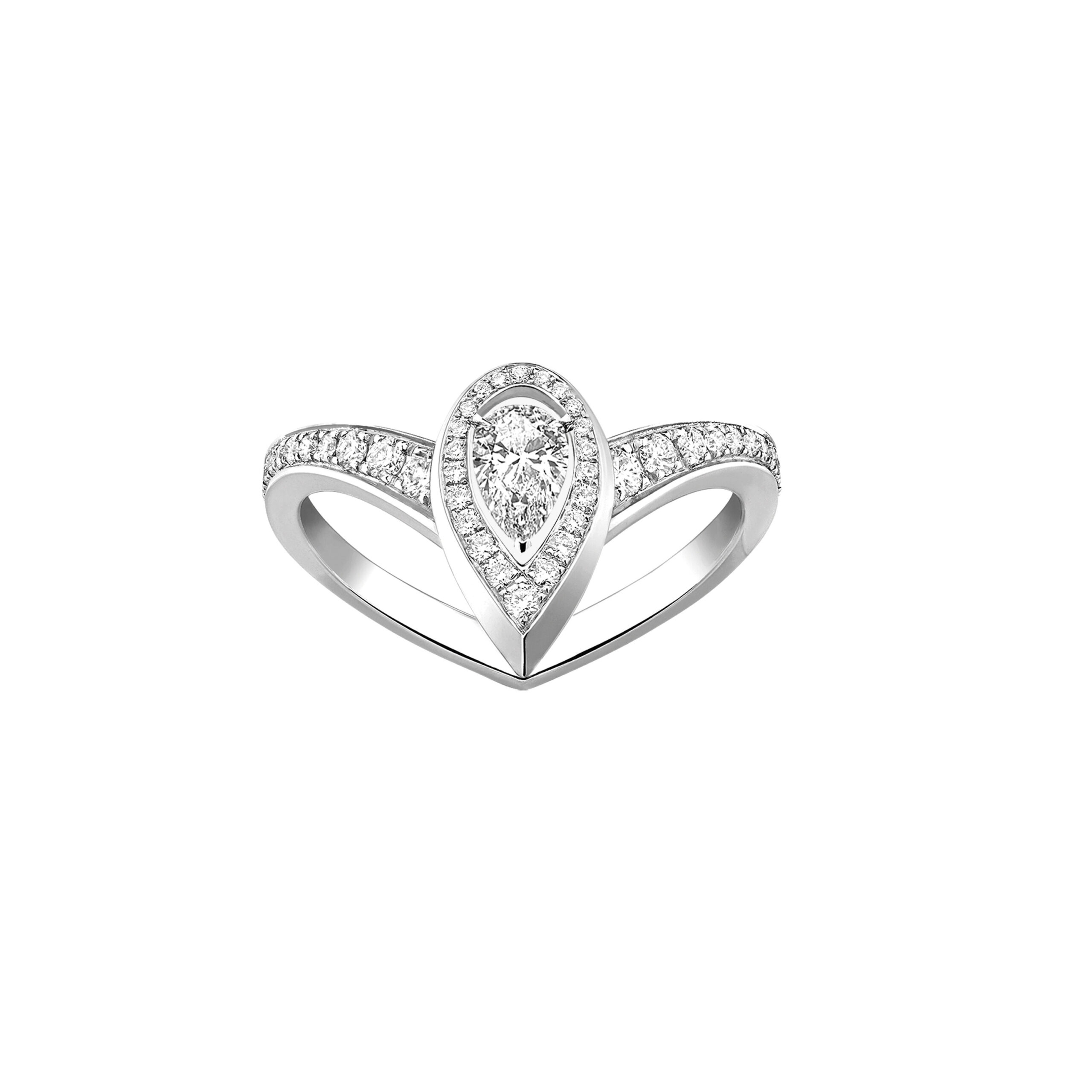 Messika Fiery Ring in 18K White Gold, Small Model Messika Fiery Ring in 18K White Gold, Small Model | Fine Rings | Coveti