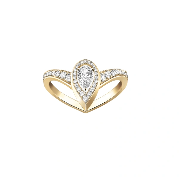 Messika Fiery Ring in 18K Yellow Gold, Small Model | Fine Rings | Coveti
