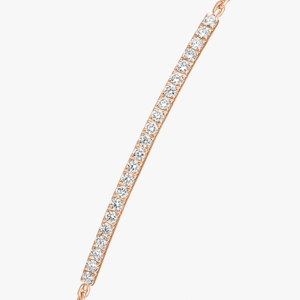 Messika Gatsby Bracelet in 18K Pink Gold | Fine Bracelets | Coveti