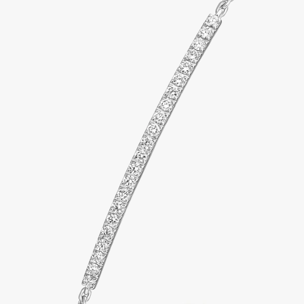 Messika Gatsby Bracelet in 18K White Gold | Fine Bracelets | Coveti