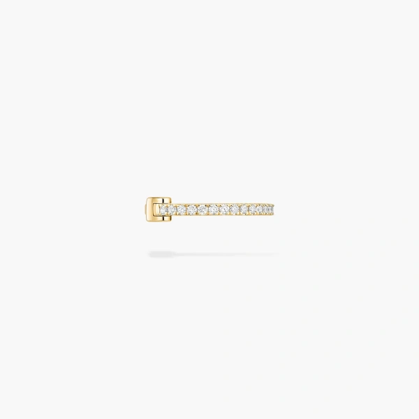 Messika Gatsby Ear Cuff in 18K Yellow Gold | Fine Earrings | Coveti