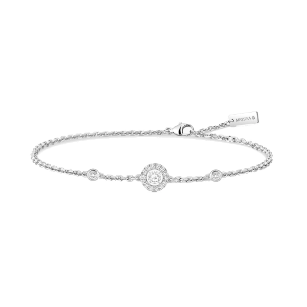 Joy Brilliant-Cut Bracelet in 18K White Gold