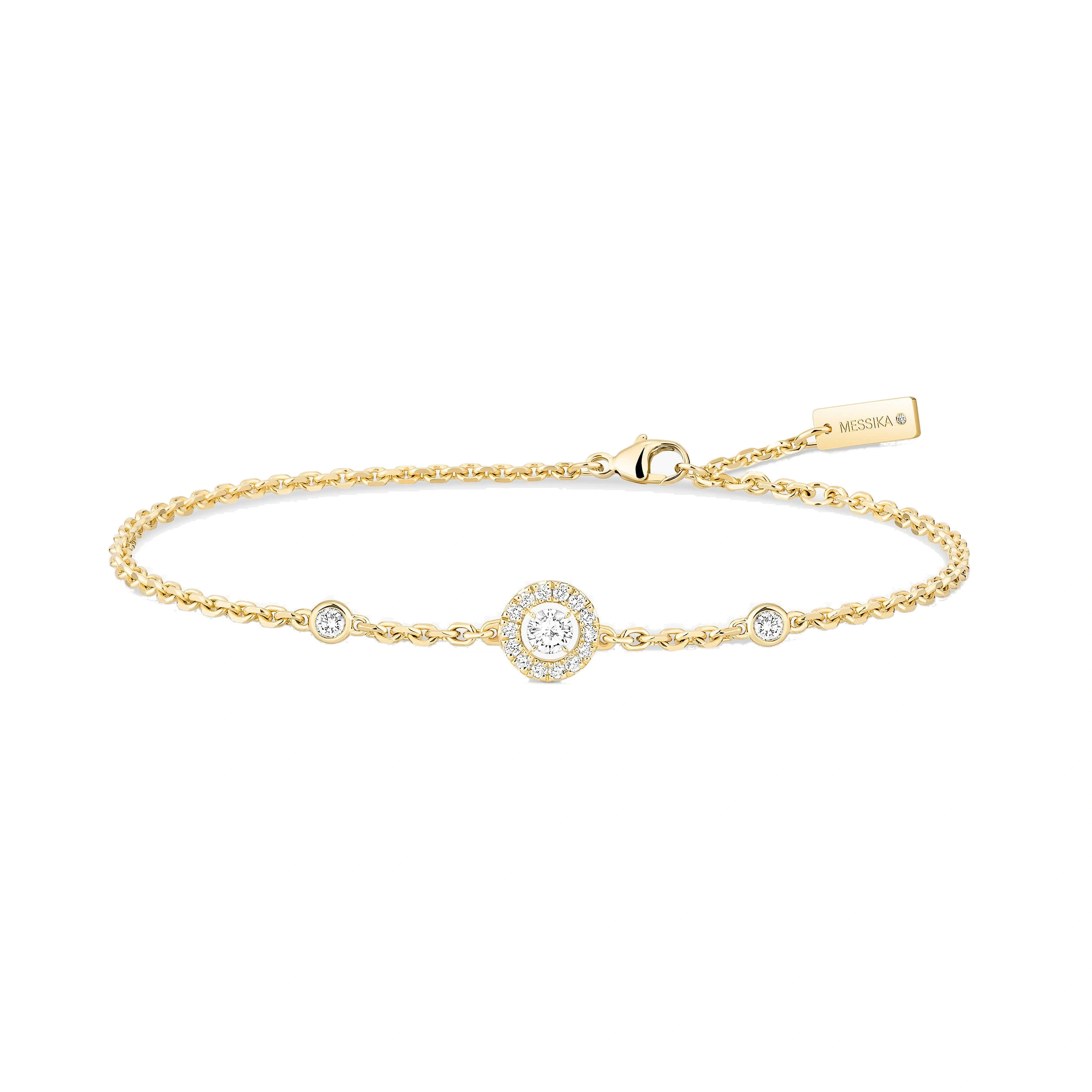 Messika Joy Brilliant-Cut Bracelet in 18K Yellow Gold Messika Joy Brilliant-Cut Bracelet in 18K Yellow Gold | Fine Bracelets | Coveti