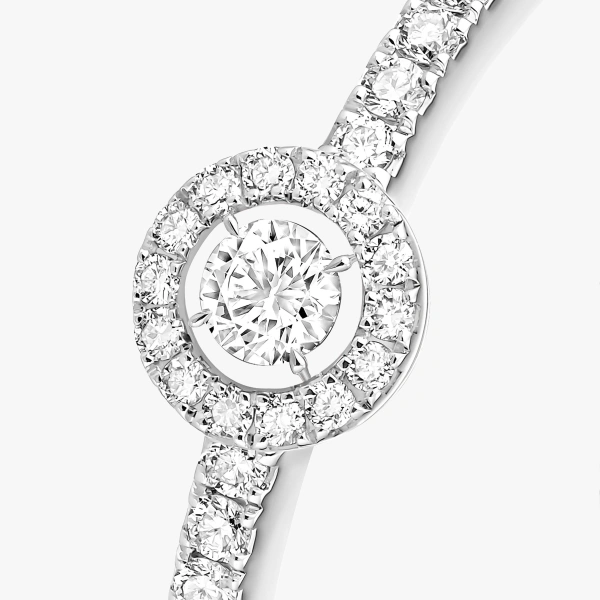 Messika Joy Brilliant-Cut Diamond Ring in 18K White Gold | Fine Rings | Coveti