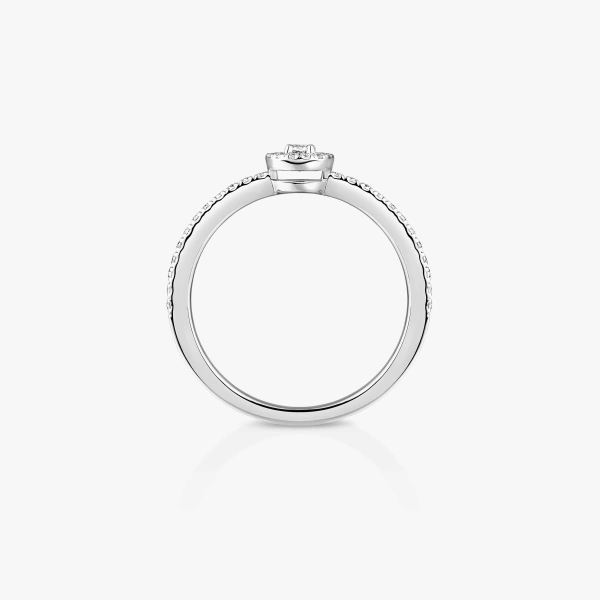 Messika Joy Brilliant-Cut Diamond Ring in 18K White Gold | Fine Rings | Coveti