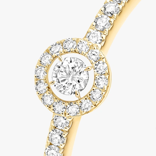 Messika Joy Brilliant-Cut Diamond Ring in 18K Yellow Gold | Fine Rings | Coveti
