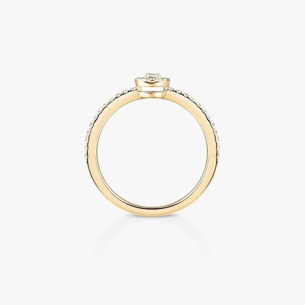 Messika Joy Brilliant-Cut Diamond Ring in 18K Yellow Gold | Fine Rings | Coveti