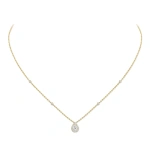 Messika Joy Pear-Cut Necklace in 18K Yellow Gold | Fine Necklaces | Coveti