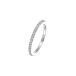 Messika Joy Wedding Band in 18K White Gold | Fine Rings | Coveti