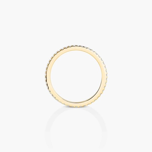 Messika Joy Wedding Band in 18K Yellow Gold | Fine Rings | Coveti