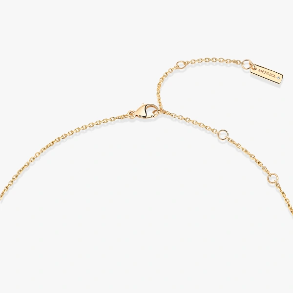Messika Lucky Eye Malachite Necklace in 18K Yellow Gold | Fine Necklaces | Coveti