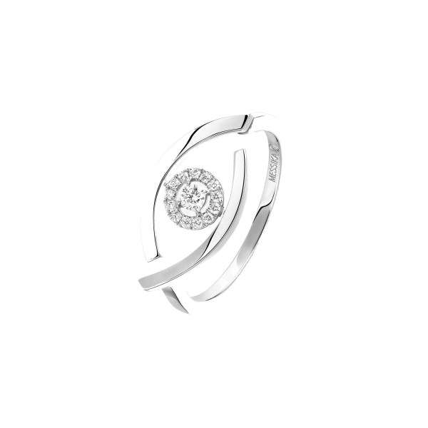 Lucky Eye Ring in 18K White Gold