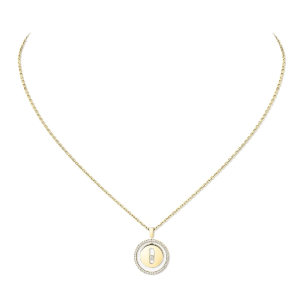 Lucky Move Necklace in 18K Yellow Gold, Small Model