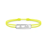 Messika Messika Care(s) Yellow Cord Bracelet in 18K White Gold | Fine Bracelets | Coveti