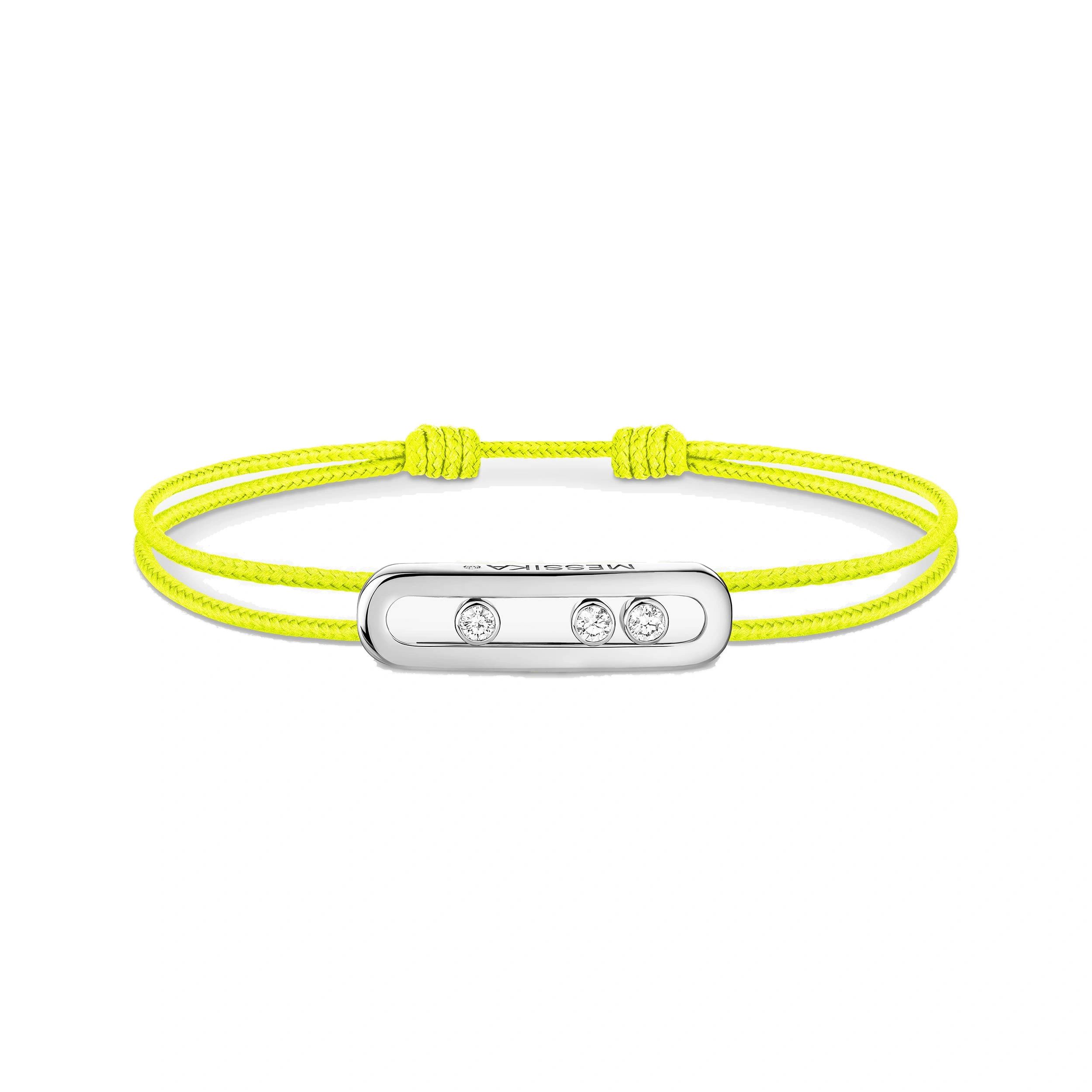 Messika Messika Care(s) Yellow Cord Bracelet in 18K White Gold Messika Messika Care(s) Yellow Cord Bracelet in 18K White Gold | Fine Bracelets | Coveti