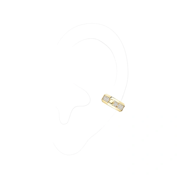 Moderniste Ear Cuff in 18K Yellow Gold, Medium Model