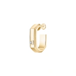 Messika Moderniste Single Earring in 18K Yellow Gold, Medium Model | Fine Earrings | Coveti