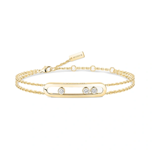 Messika Move Classique Bracelet in 18K Yellow Gold, Large Model | Coveti
