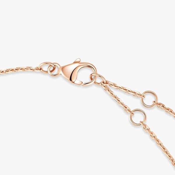 Messika Move Classique Pave Bracelet in 18K Pink Gold, Small Model | Fine Bracelets | Coveti