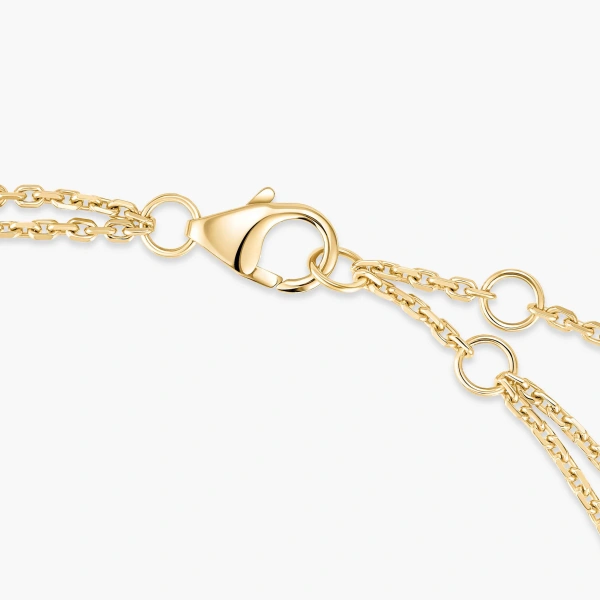 Messika Move Classique Pave Bracelet in 18K Yellow Gold, Large Model | Fine Bracelets | Coveti