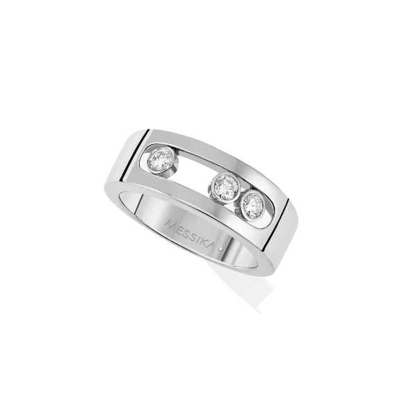 Messika Move Joaillerie Ring in 18K White Gold | Fine Rings | Coveti