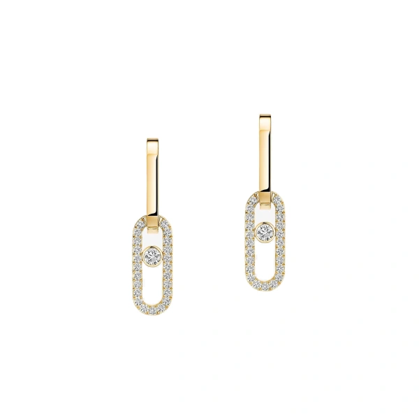 Move Link Earrings in 18K Yellow Gold