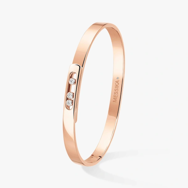 Messika Move Noa Bracelet in 18K Pink Gold, Small Model | Fine Bracelets | Coveti