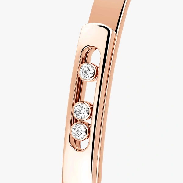 Messika Move Noa Bracelet in 18K Pink Gold, Small Model | Fine Bracelets | Coveti