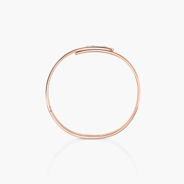 Messika Move Noa Bracelet in 18K Pink Gold, Small Model | Fine Bracelets | Coveti