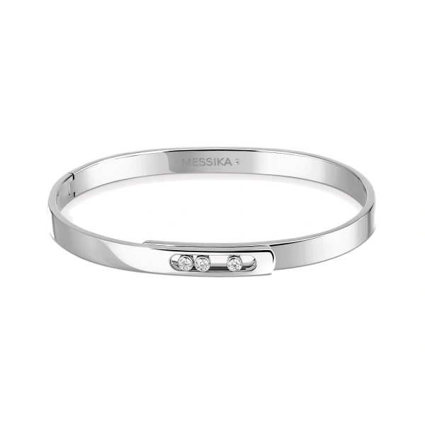 Move Noa Bracelet in 18K White Gold, Small Model