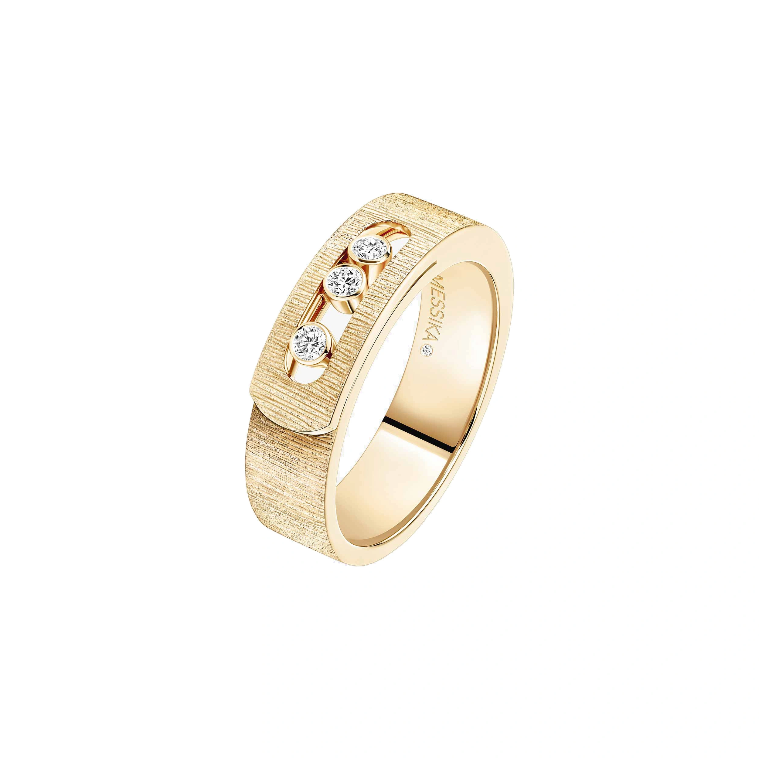 Messika Move Noa Chiseled Ring in 18K Yellow Gold, Small Model Messika Move Noa Chiseled Ring in 18K Yellow Gold, Small Model | Fine Rings | Coveti
