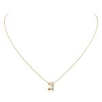 Messika Move Romane Pendant Necklace in 18K Yellow Gold, Large | Fine Necklaces | Coveti