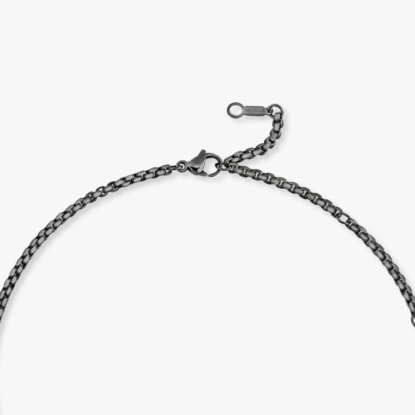 Messika Move Titanium Anthracite Pendant Necklace in Anthracite Titanium | Fine Necklaces | Coveti
