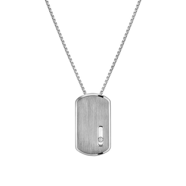 Move Titanium Pendant Necklace in Natural Titanium