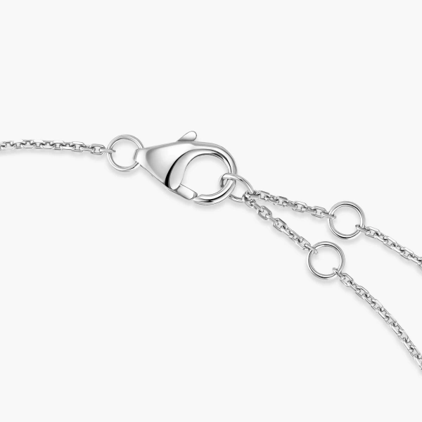 Messika Move Uno Bracelet in 18K White Gold, Mini Model | Fine Bracelets | Coveti