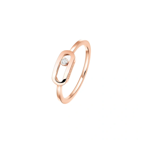 Move Uno Ring in 18K Pink Gold, Small Model