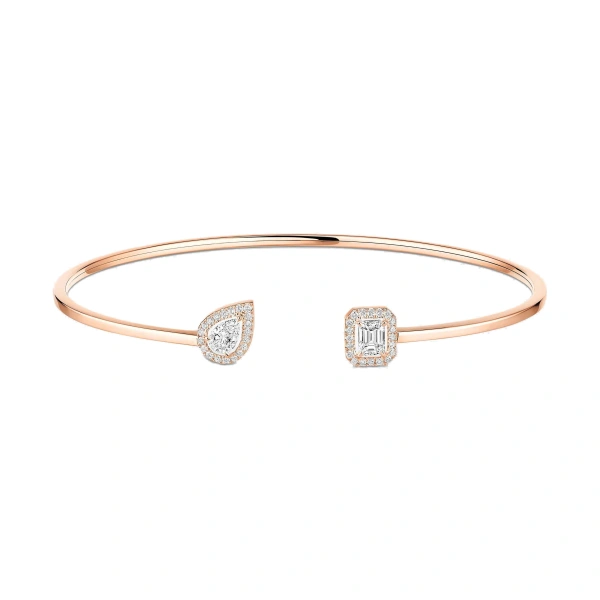 My Twin Bangle in 18K Pink Gold, Small Model