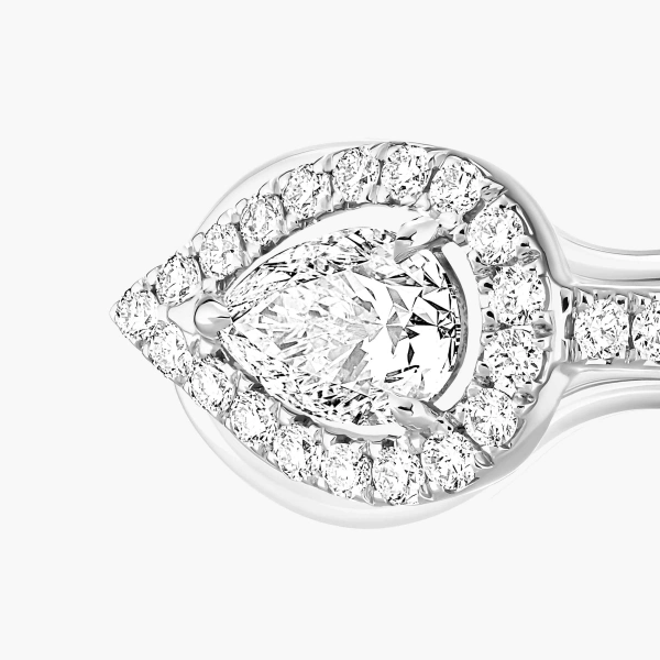 Messika My Twin Ear Cuff in 18K White Gold, Ref. 07442 | Fine Earrings | Coveti
