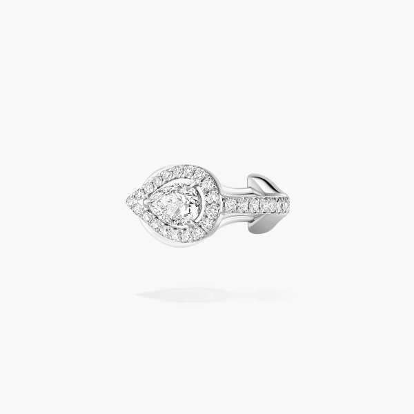 Messika My Twin Ear Cuff in 18K White Gold, Ref. 07442 | Fine Earrings | Coveti