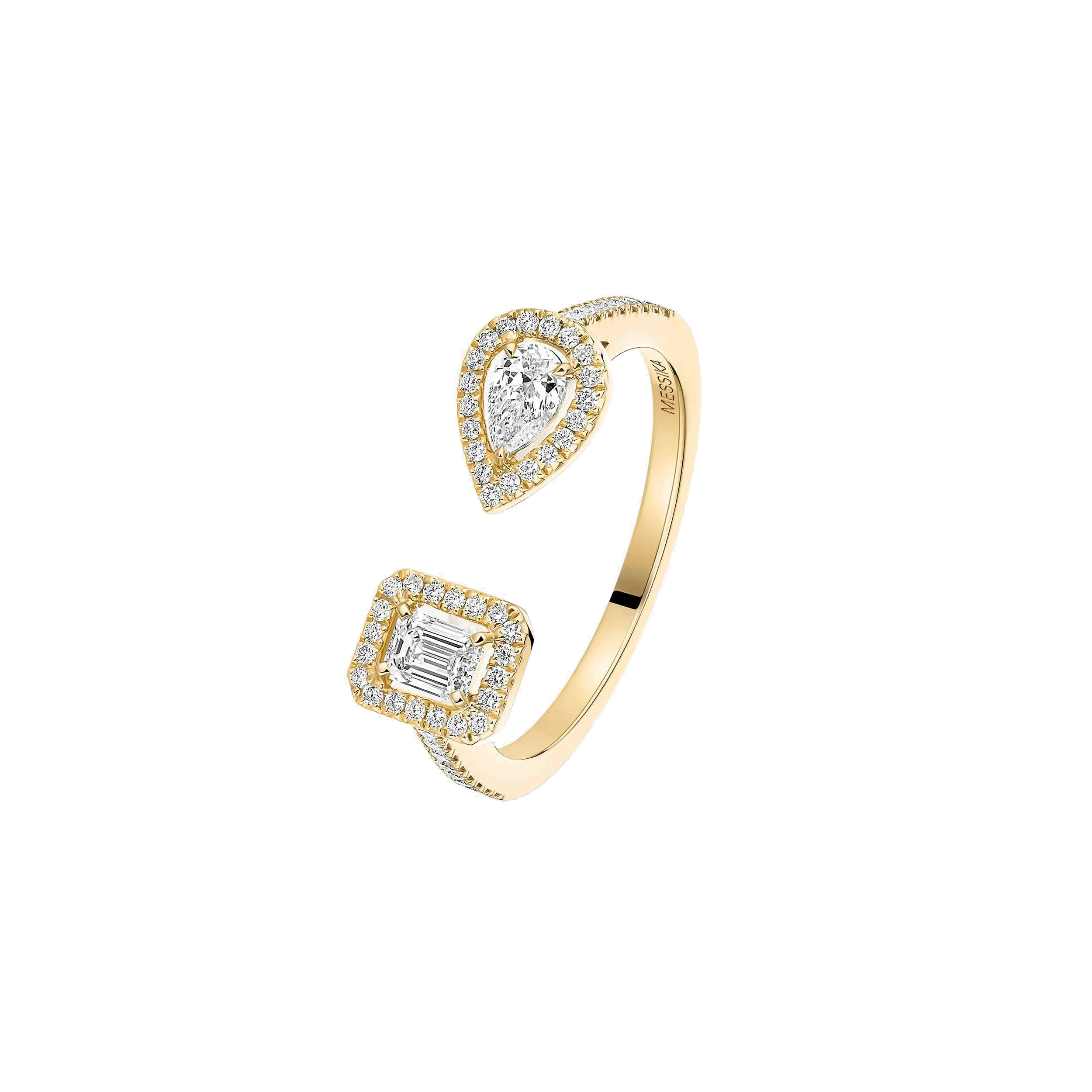 Messika My Twin Toi & Moi Ring in 18K Yellow Gold, Small Model Messika My Twin Toi & Moi Ring in 18K Yellow Gold, Small Model | Fine Rings | Coveti