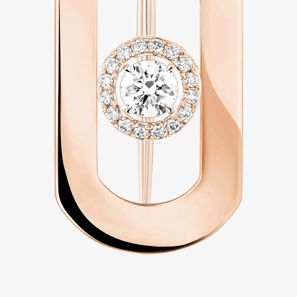 Messika So Move Brooch in 18K Pink Gold | Fine Brooches | Coveti