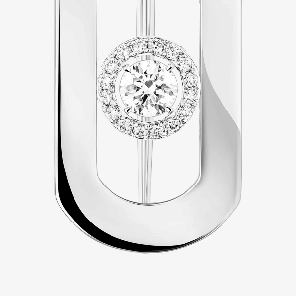 Messika So Move Brooch in 18K White Gold | Fine Brooches | Coveti