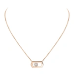 Messika So Move Necklace in 18K Pink Gold | Fine Necklaces | Coveti